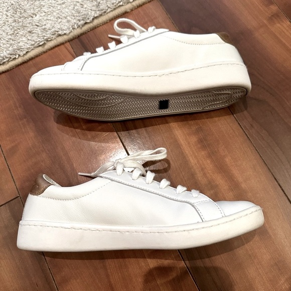 Keds - Women’s Ace Leather Sneaker - White/Metal Rose Gold - Size 5.5 - Picture 3 of 9